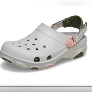 New Crocs Unisex Adult Classic All Terrain Swiftwater Clogs, Gray, Green M13/W15